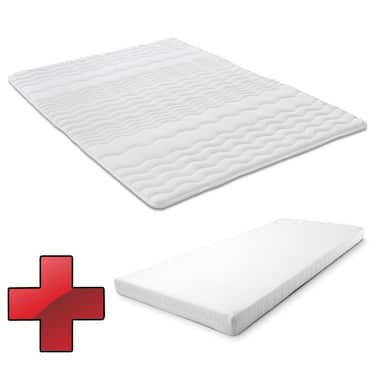 Matelas K10 90 x 200 cm H3 + surmatelas 90 x 200 cm