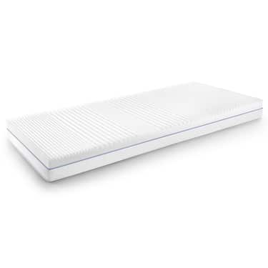 Matelas ergonomique 90x200 cm 7 zones Supportho Premium, hauteur 18 cm, degré de fermeté H2/H3 + surmatelas / surmatelas 90 x 200 cm