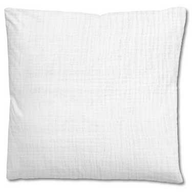 Lot de deux parures de lit Sleezzz® mousseline blanche 135 x 200 cm + 80 x 80 cm