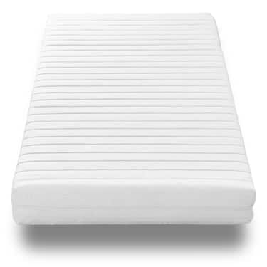 Matelas en mousse froide K16 90 x 200 cm, hauteur 16 cm, degré de fermeté H2/H3 + CloudComfort Basic set de lit en microfibre 135 x 200 cm + 80 x 80 cm